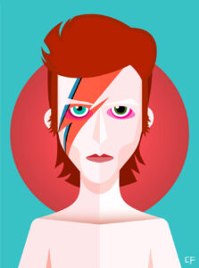 Aladdin Sane by Charlie Franco
