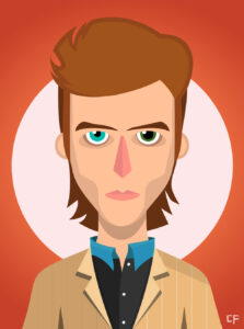 David Bowie by Charlie Franco