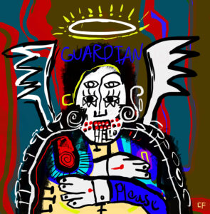 Guardian Digital Painting by Charlie Franco
