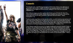 Ozzfest - Comments by Charlie Franco