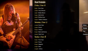 Ozzfest - Schedule by Charlie Franco