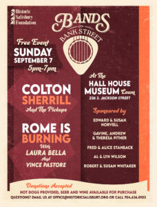 Bands on Bank Street Poster 2025 by Charlie Franco