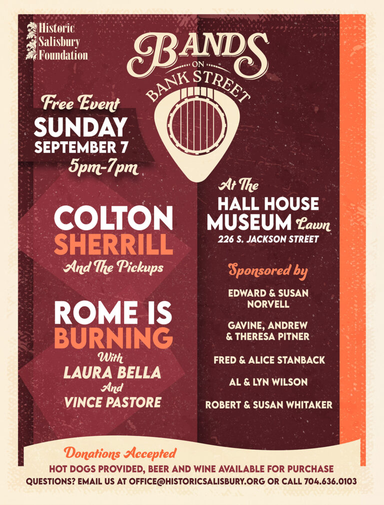 Bands on Bank Street Poster 2025 by Charlie Franco