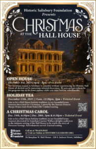 Christmas at the Hall House Poster 2025 by Charlie Franco